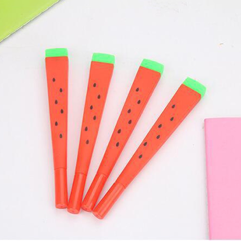 Bút mực gel ngòi 0.5mm hình quả dưa hấu sáng tạo đáng yêu