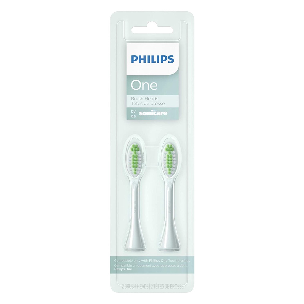 Đầu bàn chải thay thế bàn chải điện Philips One Soniccare BH1022, vỉ 2 cái