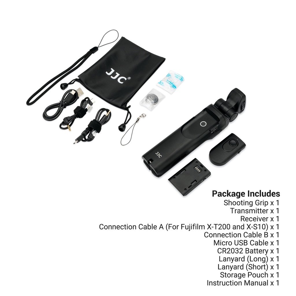 Tay Cầm Chơi Game Không Dây Fuji RR-100 Cho Fujifilm GFX100 GFX50S X-Pro3 XT4 XT3 XT5 XT30II XT30 XT20 XE4 XE3 XA7 X100V X100F XS10