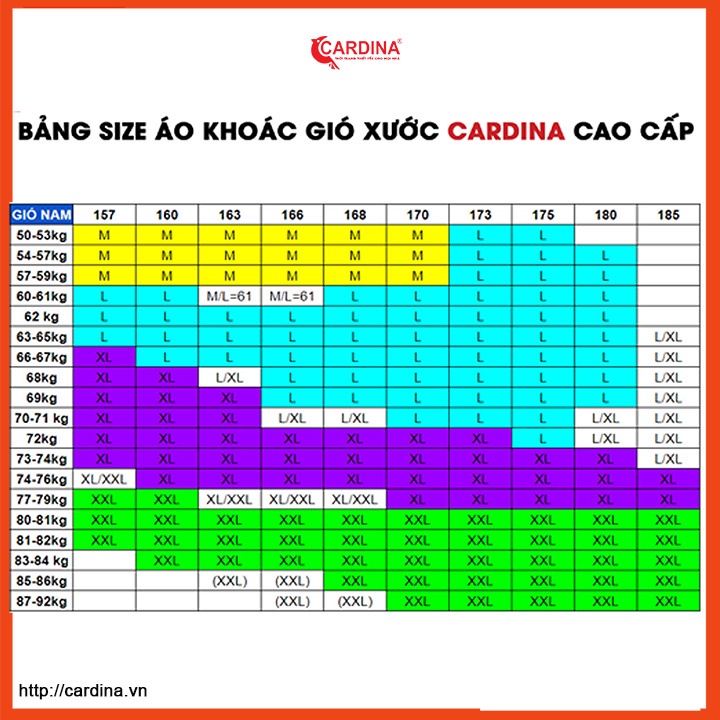 12.12 Áo gió nam CARDINA chất gió xước 2 lớp lót lưới cao cấp kiểu dáng thể thao cản gió cản bụi chố