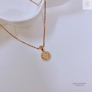 Mặt dây chuyền chữ mạ vàng Jacky Jewelry