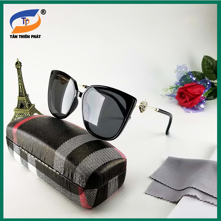 Kính mắt thời trang chống UV TẶNG hộp đựng khăn lau kính Bảo hành 12 tháng