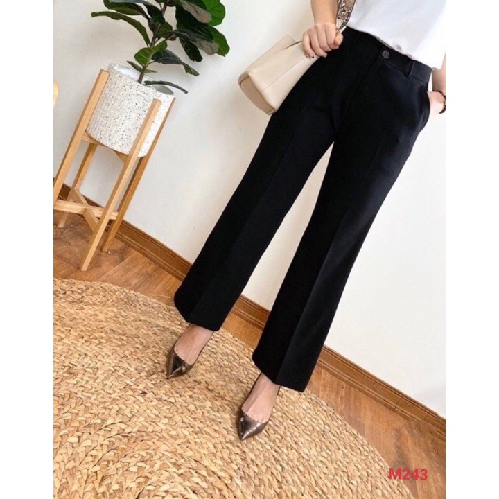 ❤️ CỰC RẺ ❤️ Quần Ống Suông Dài MÀU ĐEN, TRẮNG, NÂU. QUẦN TÂY NỮ ỐNG RỘNG VẢI TUYẾT MƯA DÀY MỊN