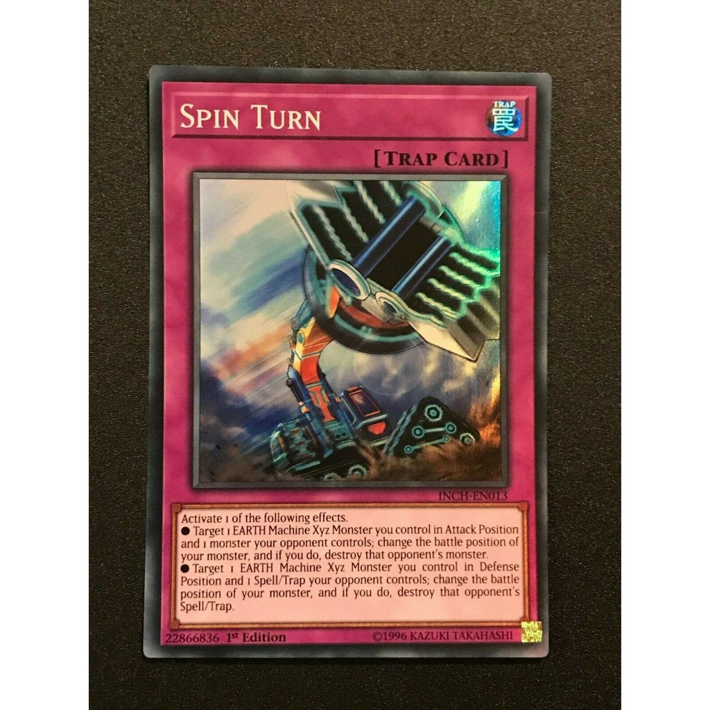 THẺ BÀI YUGIOH Spin Turn INCH - Super Rare