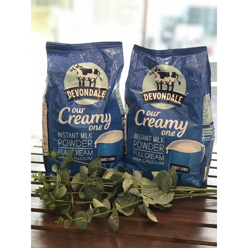 Sữa tươi dạng bột nguyên kem Devondale Full Cream, Úc, 1kg