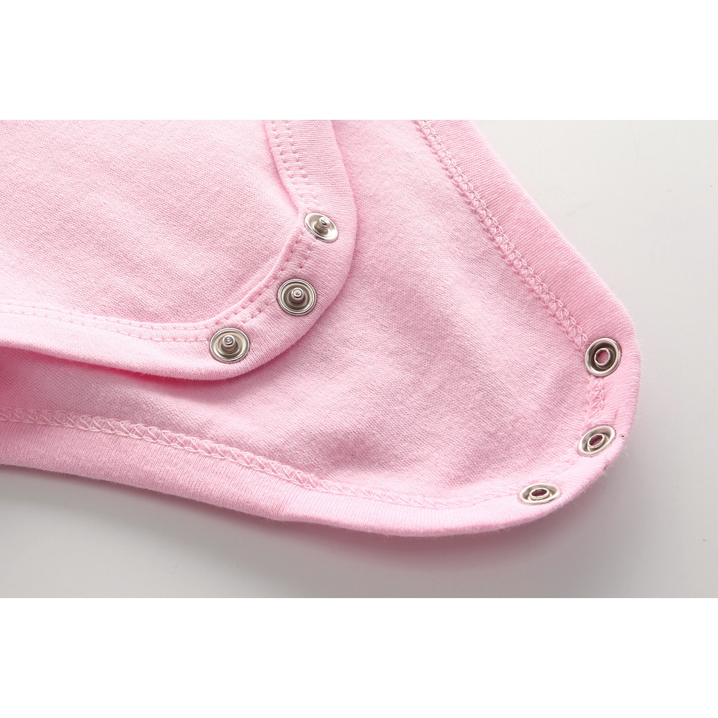 5 cái áo liền quần cho bé sơ sinh bộ bodysuit cho bé quần áo màu hồng quần áo sơ sinh 100% cotton quần áo ngắn tay mùa hè 0-12 tháng