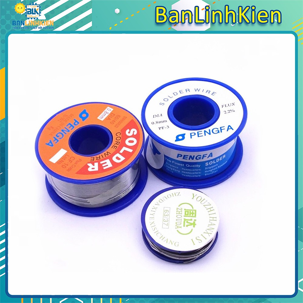 Thiếc Hàn PengFa SN63 0.8MM 100G