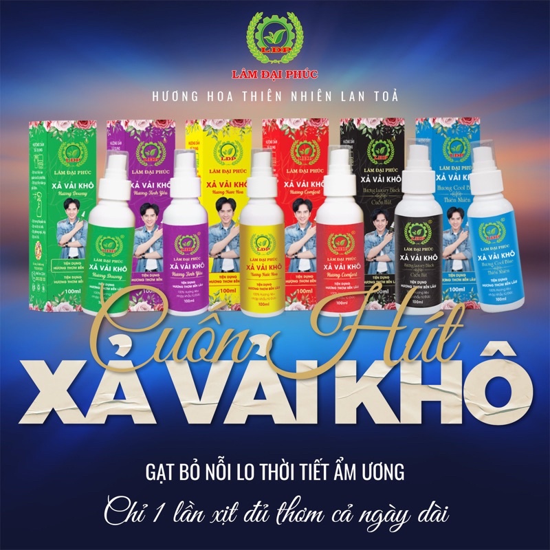 NƯỚC XỊT XẢ VẢI KHÔ ( SIÊU PHẨM 5X) - HƯƠNG NƯỚC HOA