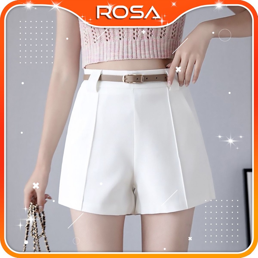 Quần short nữ 2 gân không kèm đai ROSA BOUTIQUE