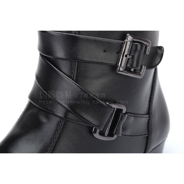 Giày Nam Cao Cổ Da Bò Loại 1 Cao Cấp Đai Chéo Hàng Quảng Châu | BigBuy360 - bigbuy360.vn