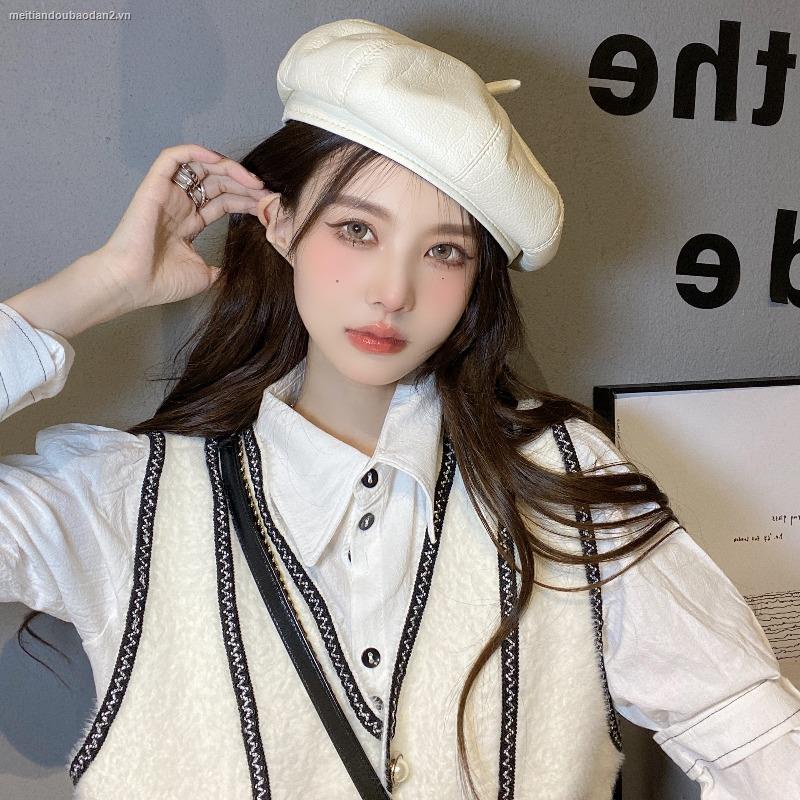 Áo khoác cardigan dệt kim cổ chữ V màu sắc tương phản thời trang mùa thu cho nữ | BigBuy360 - bigbuy360.vn