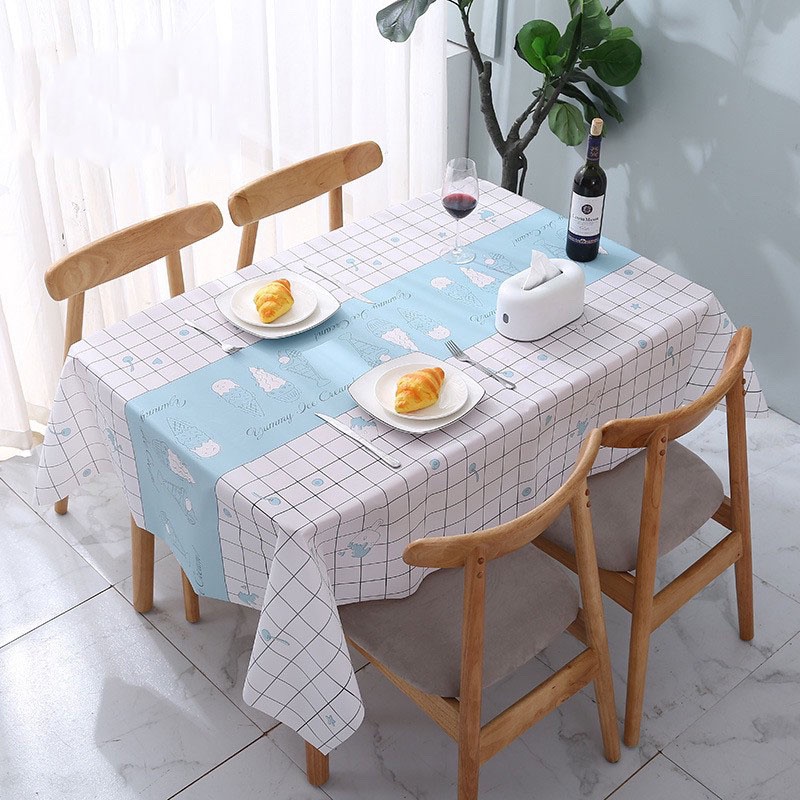 Khăn Trải Bàn Trải sàn Ô VUÔNG137x180cm có họa tiết Hàn Quốc Khăn Vải Picnic Phông Nền Chụp ảnh Trang Trí Bàn ăn gấp gọn