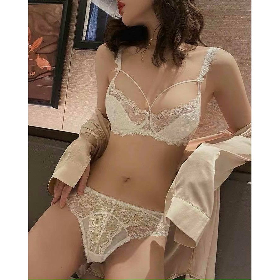 [FREESHIP] Set Bộ Đồ Lót Nữ LOLI66, Áo Lót Dây Chéo Không Mút,Quần Lót Ren Sexy Siêu Đẹp | BigBuy360 - bigbuy360.vn