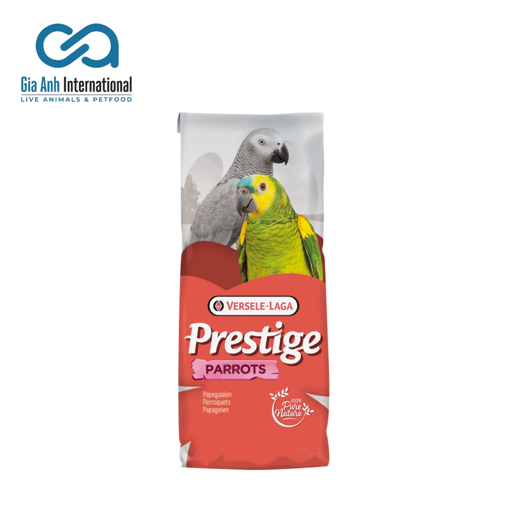 Hỗn Hợp Hạt Trộn Và Ngũ Cốc Cho Vẹt - Versele-laga Prestige Parrot Thành Phần Tự Nhiên Bổ Sung Dinh Dưỡng Bao 15kg