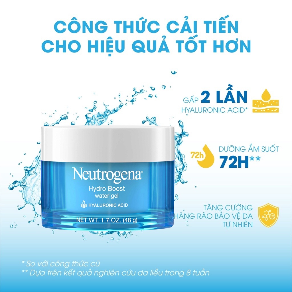 Kem Dưỡng Ẩm NEUTROGENA Hydro Boost Water Gel, NEUTROGENA Aqua Gel Dành Cho Da Dầu 48g
