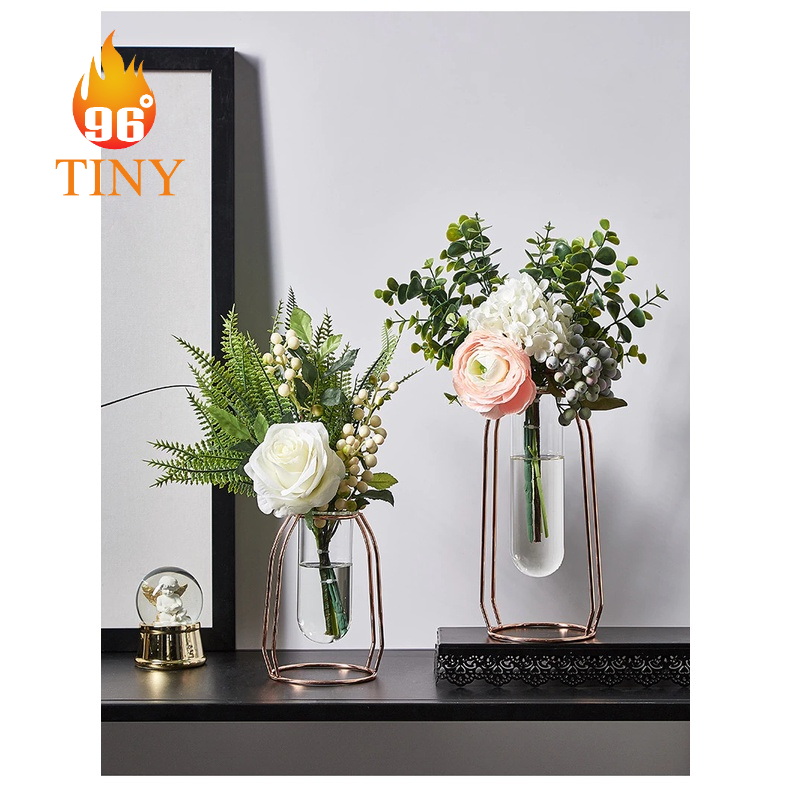 Lọ hoa thủy tinh trang trí để bàn, cắm hoa, trồng cây thủy sinh, sáng tạo không gian xanh, phong cách sang trọng