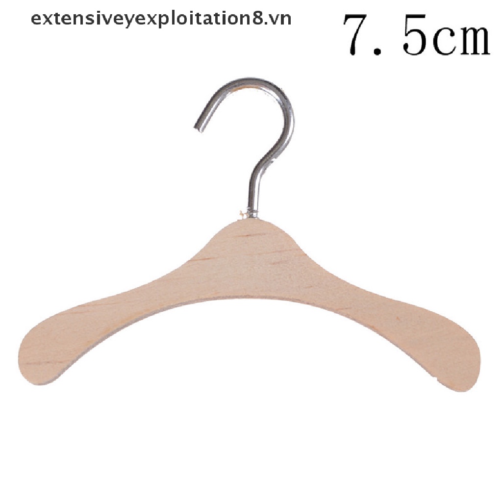 Móc Treo Quần Áo Bằng Gỗ Handmade Độc Đáo Trang Trí Nhà Búp Bê