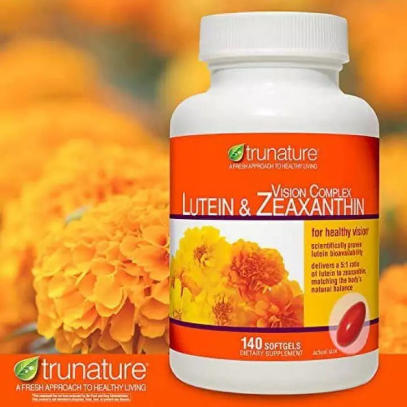 Viên uống Bổ Mắt Trunature Vision Complex Lutein &Zeaxanthin 140vr