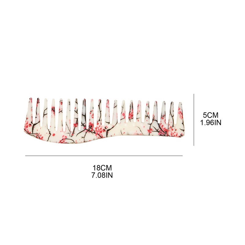 Lược Chải Tóc Răng Thưa Chống Tĩnh Điện Dành Cho Nam Và Nữ