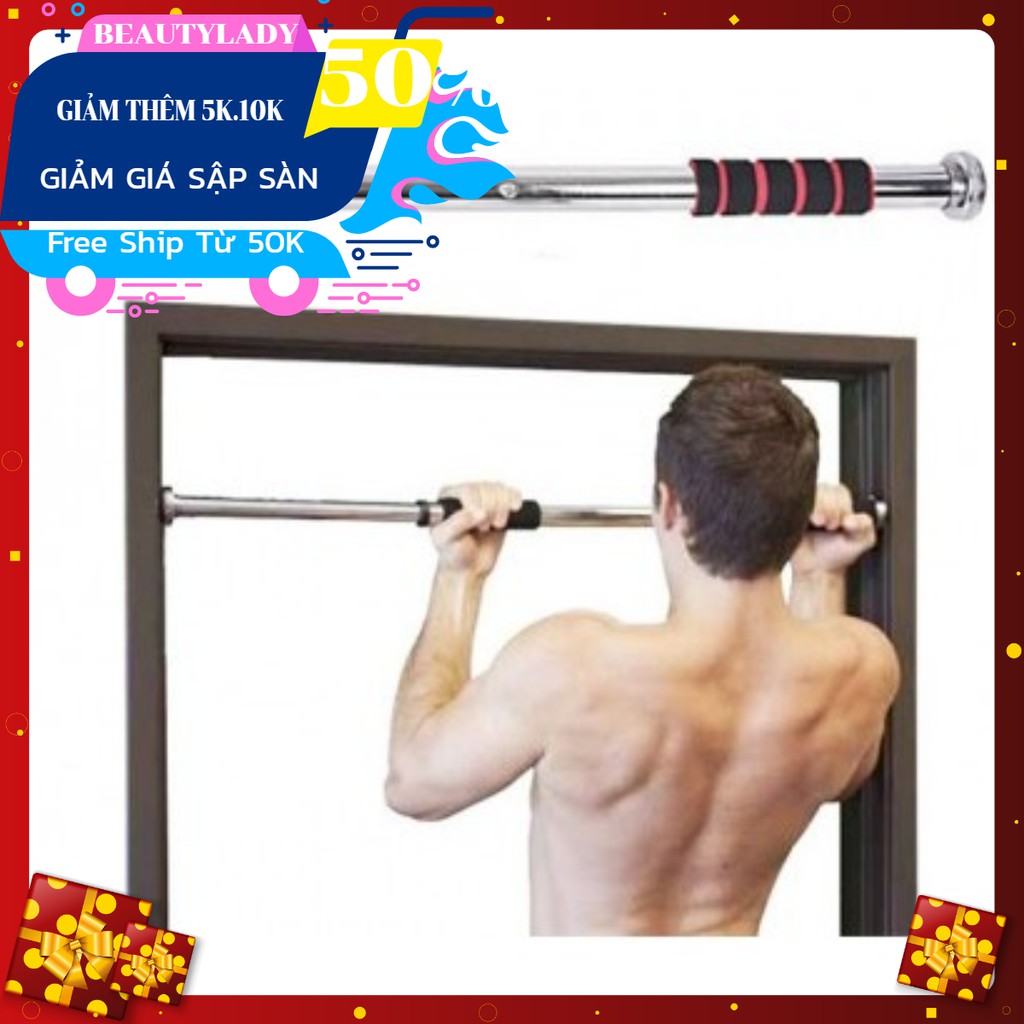 Xà Đơn Lắp Cửa Treo Tường Tiện Dụng Cao Cấp 62-100cm