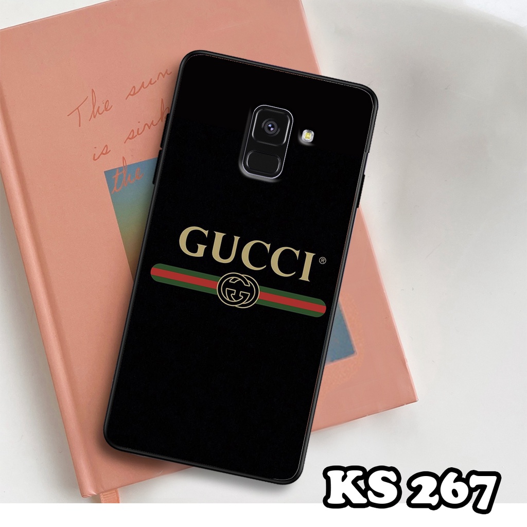 Ốp lưng Samsung A8 2018 - A8 Plus - A8 Star - Ốp Samsung in hình ＧＵＣＣＩcực sang trọng - Lưng nhám viền TPU