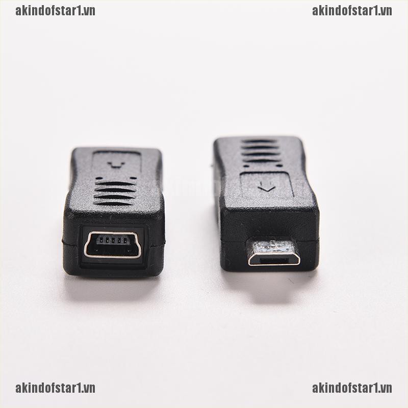 1 Đầu Chuyển Đổi Mini Usb Female Sang Micro Usb Male F / M