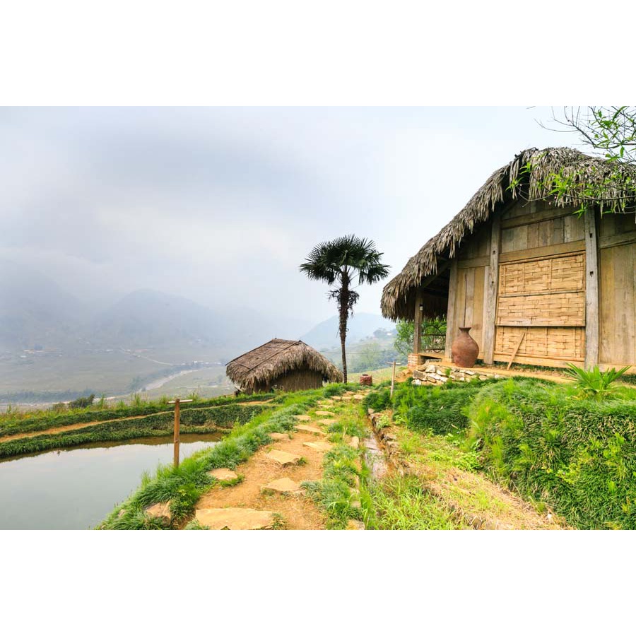 Tranh dán tường tổng hợp địa danh Việt Nam 3D hình ảnh siêu sắc nét, màu chuẩn không phai, giá cả cạnh tranh thị trường