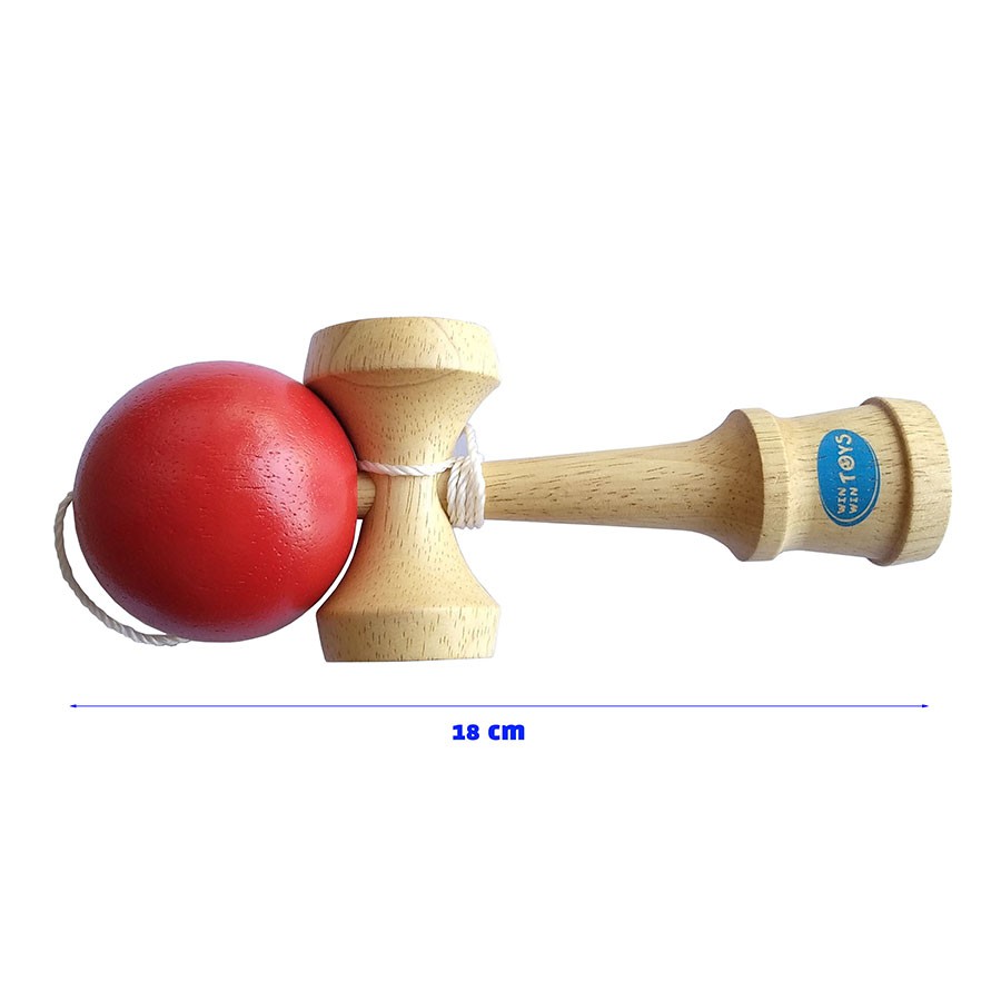 Đồ chơi Kendama bằng gỗ thương hiệu Winwintoys Việt  - Trò chơi truyền thống của Nhật Bản - Đồ chơi gỗ thông minh cho bé