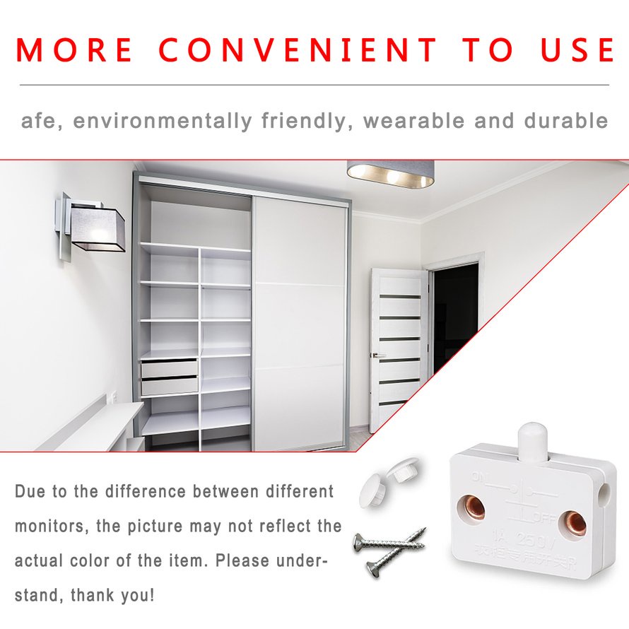 Công tắc đèn tự động 1209 gắn tủ quần áo