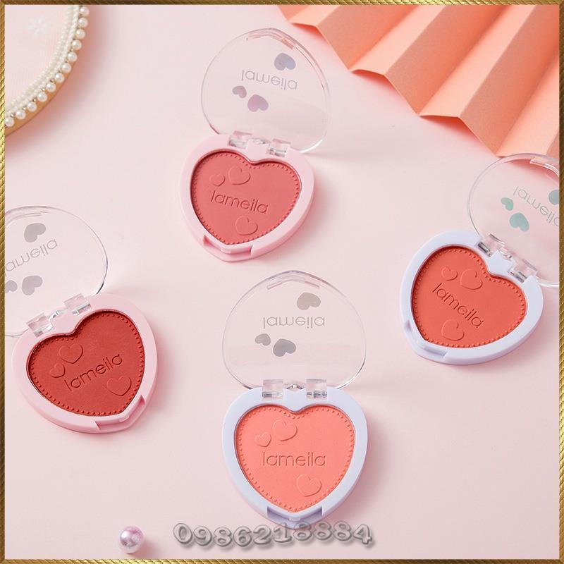 Phấn má đơn sắc Lameila Blusher hộp hình trái tim L5107 | BigBuy360 - bigbuy360.vn