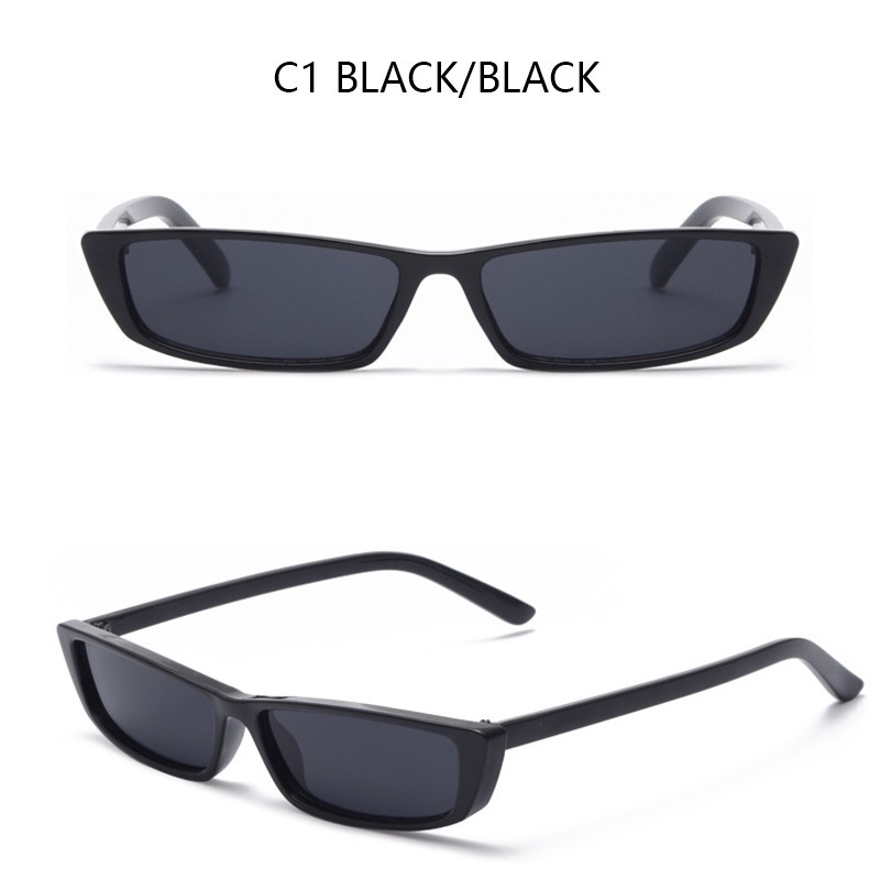 Kính mát gọng chữ nhật nhỏ thời trang nhiều màu tùy chọn