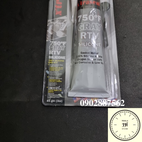Keo thế ron chịu nhiệt 750ºF Grey RTV Xám 85g