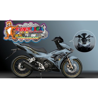 Tem Rời Winner X V3 2022 mẫu hayabusa màu xám đen vàng trắng