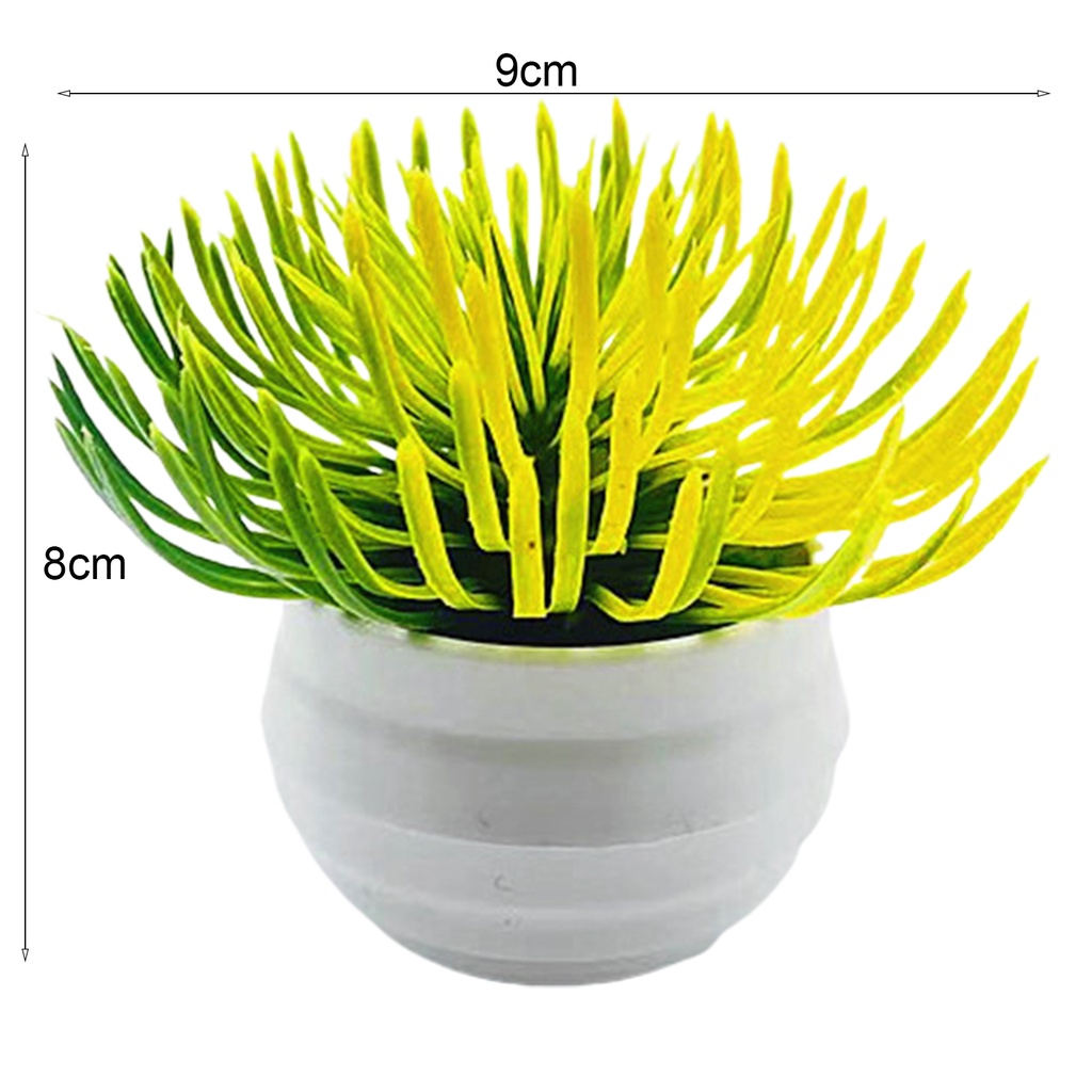 Chậu Cây Bonsai Nhân Tạo Bằng Nhựa Sống Động Để Bàn Trang Trí