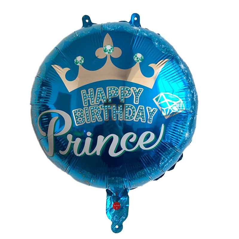 1 Bong Bóng Màng Nhôm 18 inch Hình Vương Miện Trang Trí Tiệc