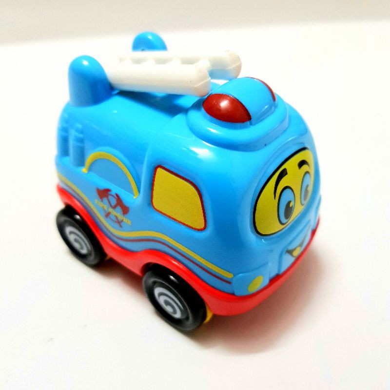 Xe đồ chơi họa tiết dễ thương cho bé 8cm