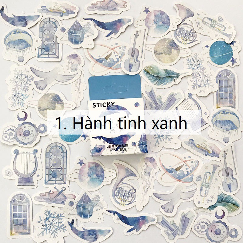 Hộp 46 sticker giấy SH4604 Gachini