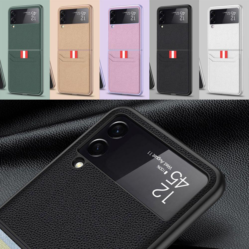 Ốp Điện Thoại Nhựa PVC Chống Sốc Nhiều Ngăn Đựng Thẻ Cho Samsung Galaxy Z Flip 3