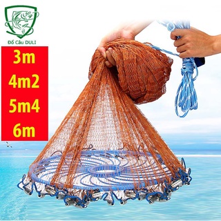 CHÀI CÁ - chài đánh cá Thái Lan sợi dù có đĩa chuyên bắt cá tôm LDC-8 hót 7hfajd9