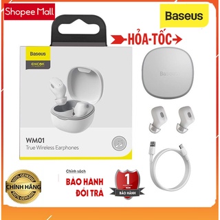 Tai nghe bluetooth không dây baseus wm01 plus tws bluetooth 5.0