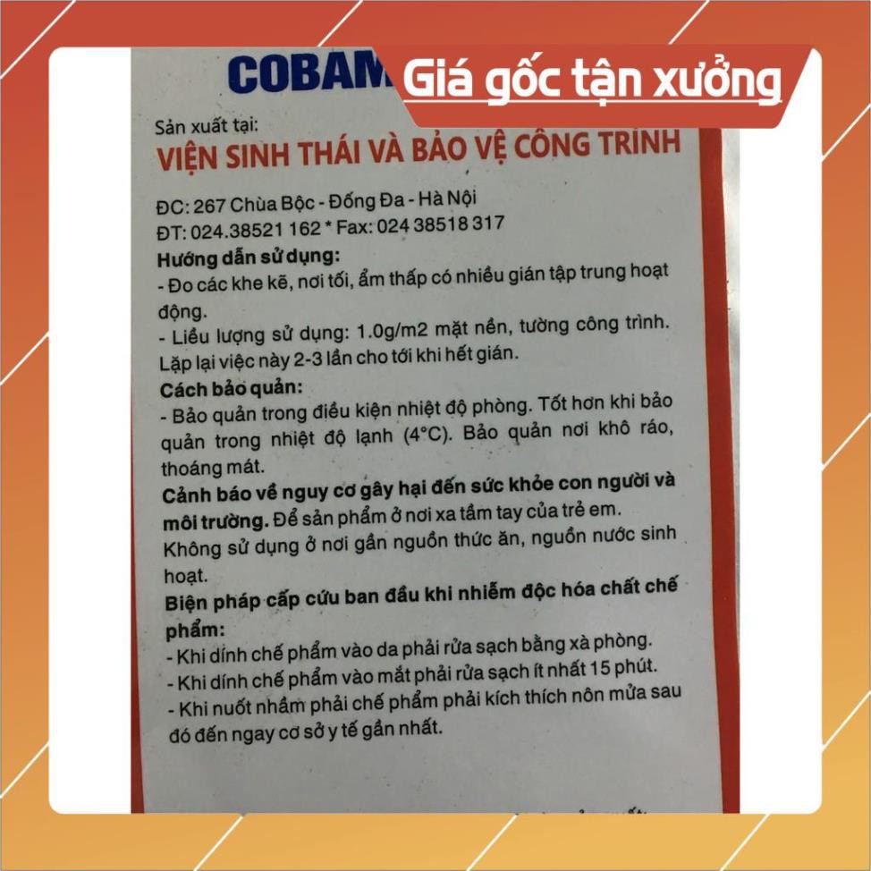Chế phẩm diệt Gián COBAMID 7.5RB gói 10g