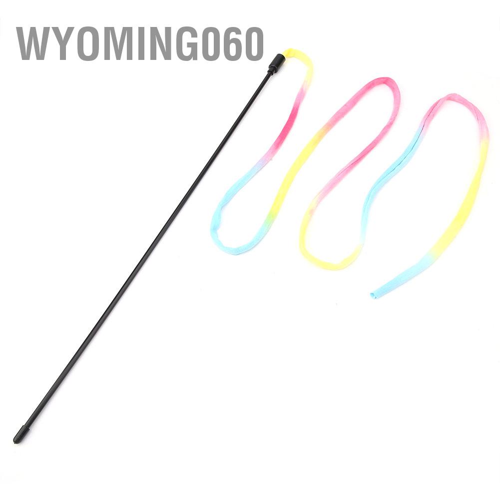 [Hàng Sẵn] Mèo con vui nhộn Thú cưng chơi đồ vải Teaser Stick Chaser Đồ tương tác 【Wyoming060】