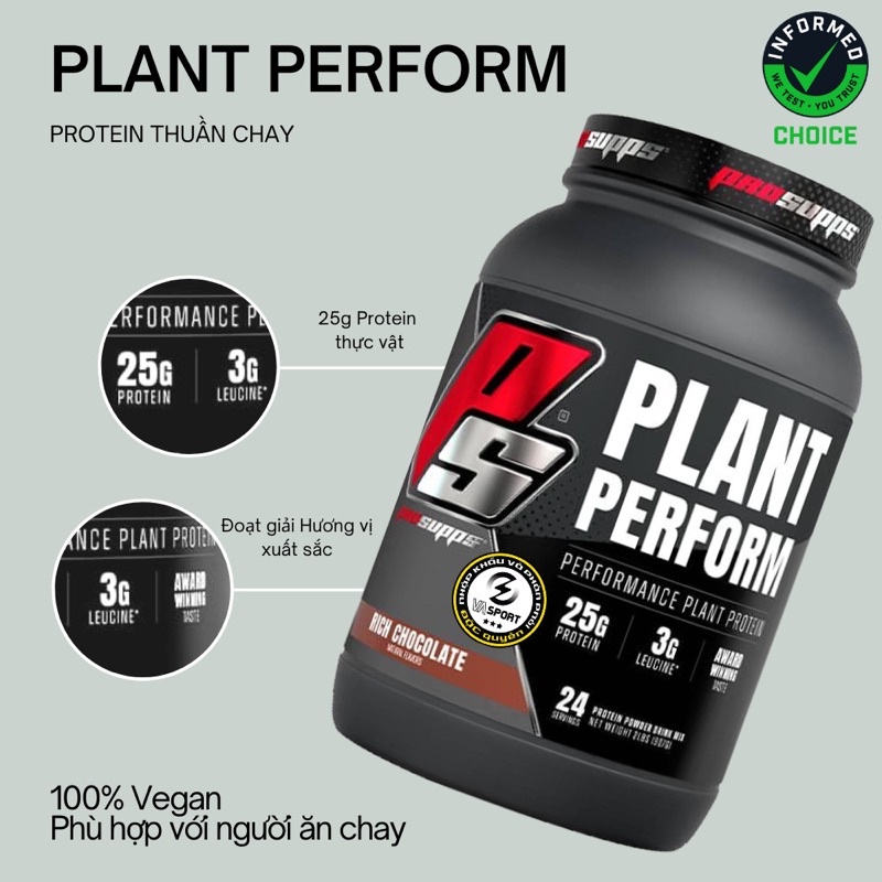PLANT PERFORM PROTEIN THỰC VẬT 2LBS