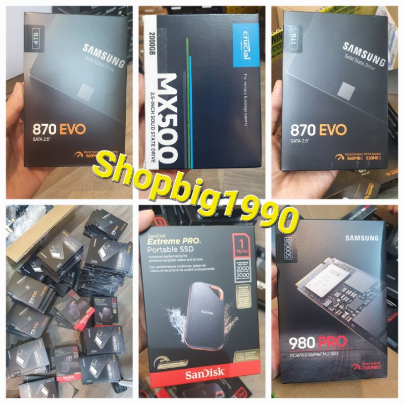 Ổ cứng SSD Samsung 980 Pro 250Gb/ 500Gb/ 1Tb - M.2 PCIe NVMe 2280