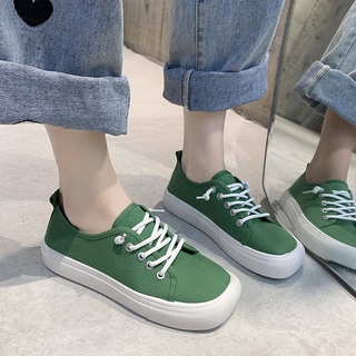 Giày Sneaker Nữ Đế Thấp Phong Cách Hàn Quốc