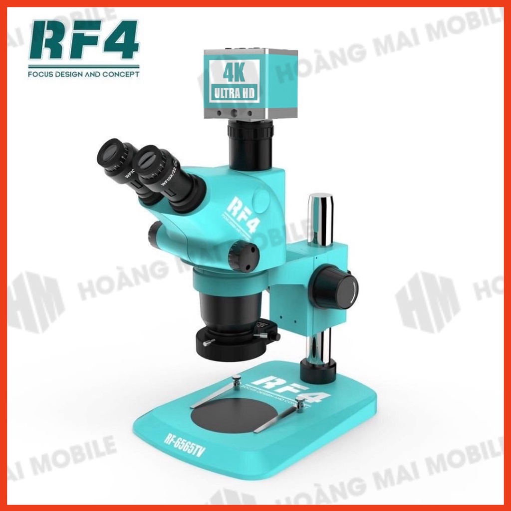 Kính hiển vi 3 mắt RF4 RF6565TV 6.5X-65X siêu nét độ phóng đại lớn