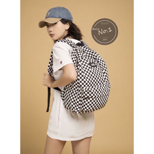 Balo thời trang, đi học VAN.S Old Skool Checkerbroad Caro Nam/Nữ