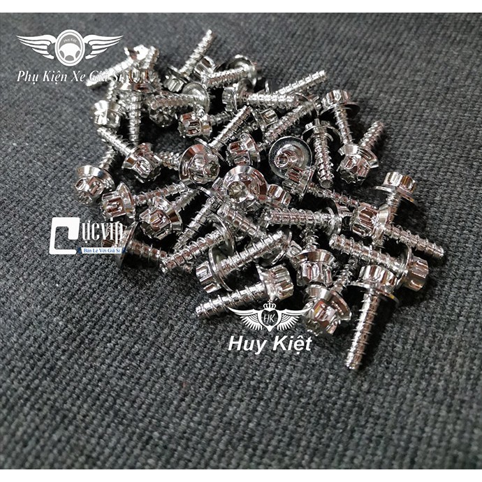 Bộ 3 Ốc Xoắn Salaya 5ly Gắn Dàn Áo Yamaha Như Exciter, Sirius, Jupiter MS3056