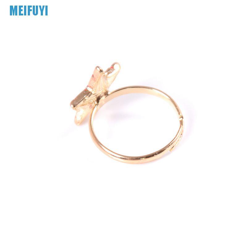 Set 2 Nhẫn Hợp Kim Tùy Chỉnh Thời Trang Cho Bé