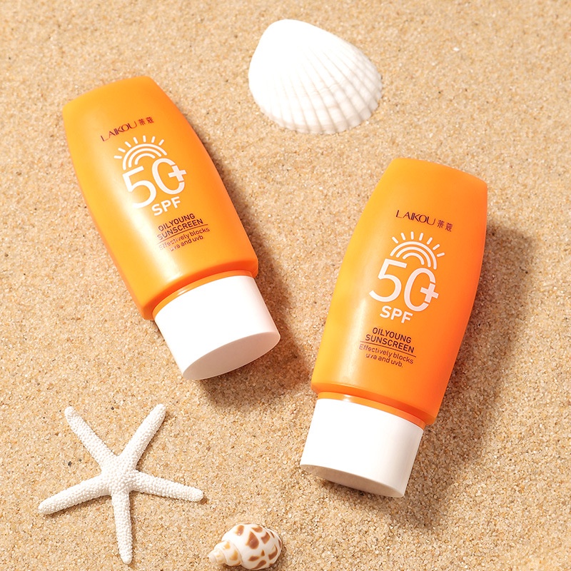 Kem chống nắng LAIKOU SPF50+/ PA + kháng nước và mồ hôi dưỡng ẩm lâu trôi 50g